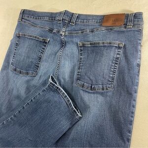 LL Bean Men’s Slim Straight Size 40x28 Medium Blue Wash Beanflex Jeans 514868